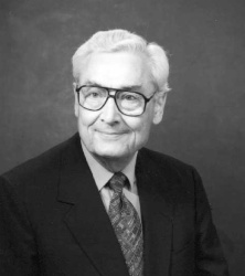 Formal
                    picture of Bob in suit & tie, black & white